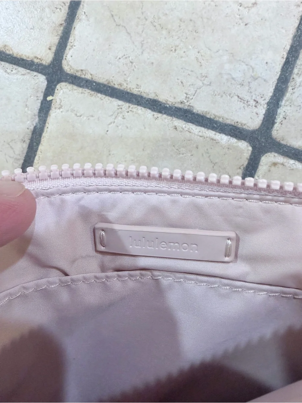 lululemon athletica Blush Pink Wristlet Clutch